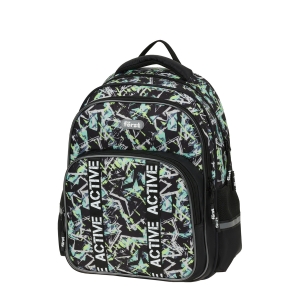 Рюкзак Forst F-COMFY "Abstract" 38*29*15см, 2 отделения, 3 кармана, эргономичная спинка