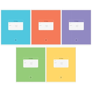 Тетрадь 12л., клетка ArtSpace "Однотонная. Классическая", эконом