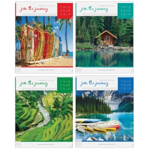 Тетрадь 48л., А5, клетка ArtSpace "Природа. Радость путешествий", суперэконом