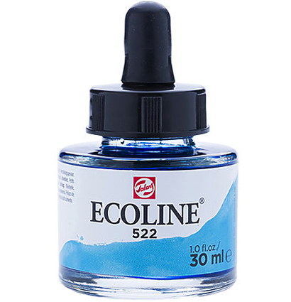 Набор жидкой акварели Ecoline Royal Talens в флаконах 30 мл / 5 цветов (основные) Эколайн купить в магазине акварели и товаров для художников ArtCraft.Space с доставкой по всей РФ