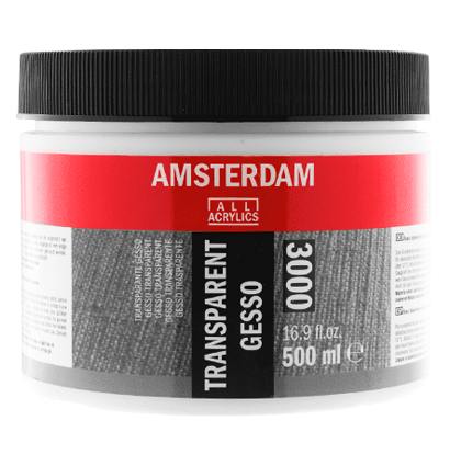 Грунт Gesso Amsterdam прозрачный 3000 для акрила, масла и гуаши в банке 500 мл купить в художественном магазине ArtCraft.Space с доставкой по РФ и СНГ