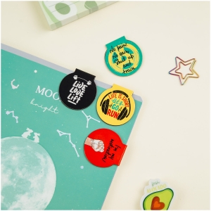 Закладки магнитные для книг, 4шт., MESHU "Motivation"