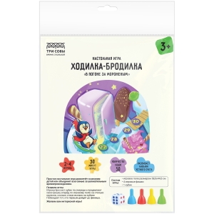 Настольная игра ТРИ СОВЫ "Ходилка-бродилка. В погоне за мороженым", пакет с европодвесом