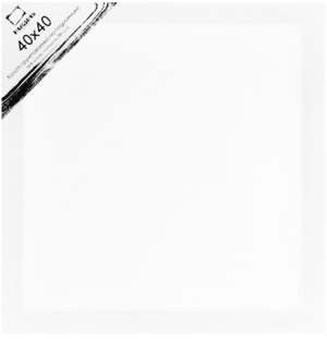 Холст на подрамнике Малевичъ, хлопок 280 гр, 40х40 см