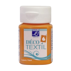 Краска по ткани DECO TEXTIL банка 50мл №221 Мандарин