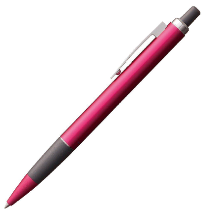 Ручка шариковая автоматическая Tombow ZOOM L102 черная (корпус розовый, линия 0.7мм)ПОД ЗАКАЗ,