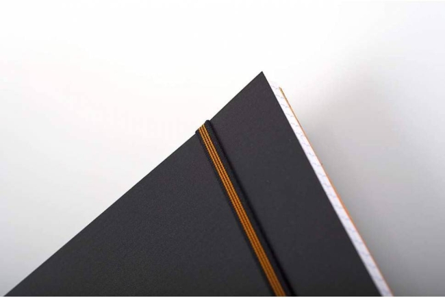 Блокнот Rhodiactive Pro book 90г/кв.м 22,5х29,7см микроперфорация клетка 80л полипропиленовая обложка черный