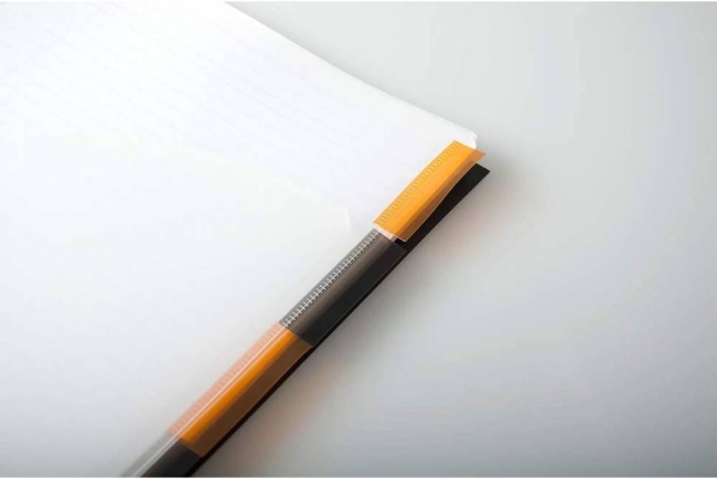 Блокнот Rhodiactive Pro book 90г/кв.м 22,5х29,7см микроперфорация клетка 80л полипропиленовая обложка черный