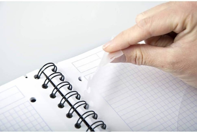 Блокнот Rhodiactive Pro book 90г/кв.м 22,5х29,7см микроперфорация клетка 80л полипропиленовая обложка черный