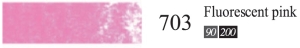 Пастель сухая мягкая профессиональная круглая Галерея цвет № 703 флуоресцентный розовый