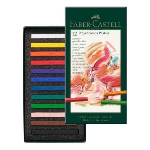 Пастель художественная Faber-Castell "Polychromos" 12цв., картон. упак.