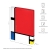 Ежедневник недатир. A5, 136л., кожзам, Greenwich Line "Utility. Mondrian", тон. блок, цв. срез