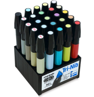 набор маркеров CHARTPAK LANDSCAPE (пейзаж) 25 шт.,