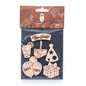 Набор заготовок для декорирования Celebrations4 фанера 10х14см,