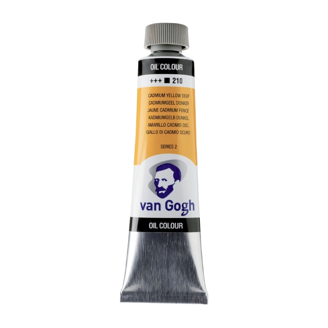 Краска масляная Van Gogh туба 40мл №210 Кадмий желтый насыщенный