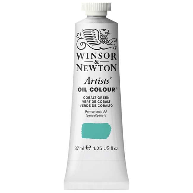 Краска масляная профессиональная Winsor&Newton "Artists' Oil", зеленый кобальт