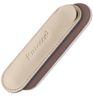 Чехол для ручек KAWECO ECO кожаный для 1 ручки Sport кремовый,
