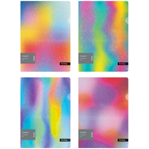 Папка-уголок Berlingo "Gradient", 200мкм, с рисунком, с эффектом блесток, ассорти Папка-уголок Berlingo "Gradient", 200мкм, с рисунком, с эффектом блесток, ассорти
