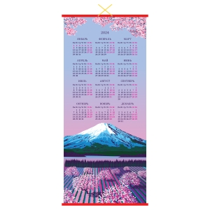 Календарь настенный "циновка" OfficeSpace "Fujiyama", 2024г.