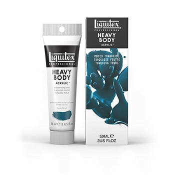 Краска акриловая LIQUITEX Heavy Body туба 59мл №503 бирюзовый приглушенный,