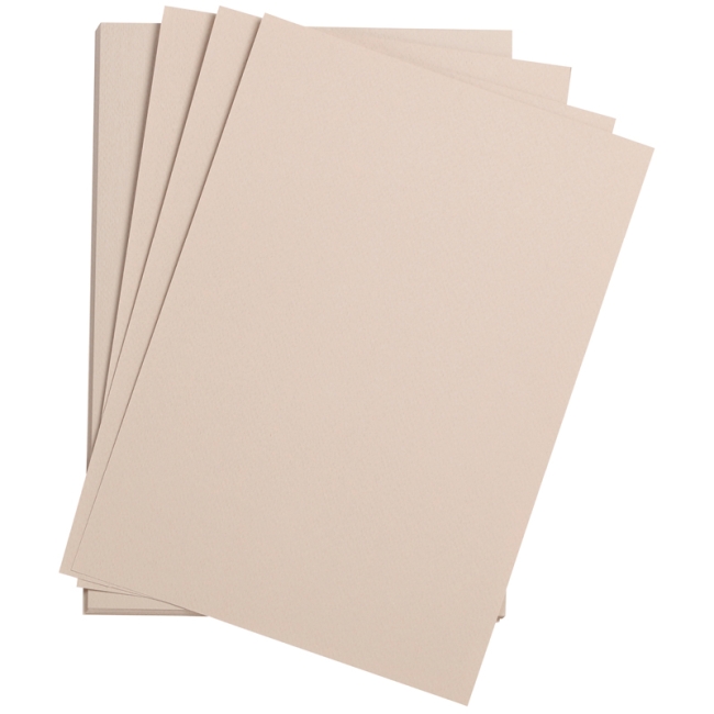 Цветная бумага 500*650мм, Clairefontaine "Etival color", 24л., 160г/м2, розово-серый, легкое зерно, 30%хлопка, 70%целлюлоза
