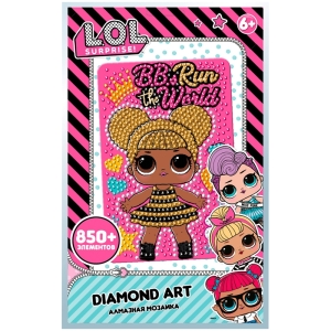 Алмазная мозаика LOL surprise "B.B.s Run the World", 10*15см