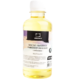 Льняное масло, рафинированное, отбеленное, 250 мл