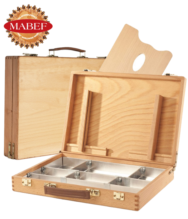 Этюдный ящик для красок Mabef M/101 25x35 см с палитрой для художников купить в художественном магазине ArtCraft.Space с доставкой по всему миру