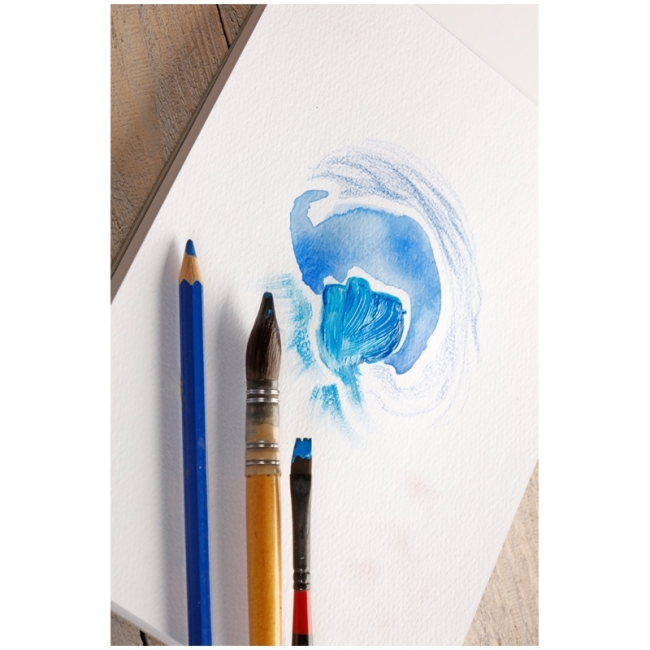 Скетчбук - альбом для смешанных техник 20л., А3, на склейке Clairefontaine "Paint'On with grain", 250г/м2, экстра-белый Скетчбук - альбом для смешанных техник 20л., А3, на склейке Clairefontaine "Paint'On with grain", 250г/м2, экстра-белый