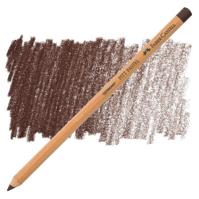 Пастельный карандаш Faber-Castell "Pitt Pastel" цвет 176 Ван Дик коричневый