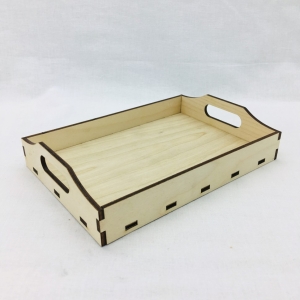 Заготовка для декорирования поднос деревянный 14х20х4,2см,