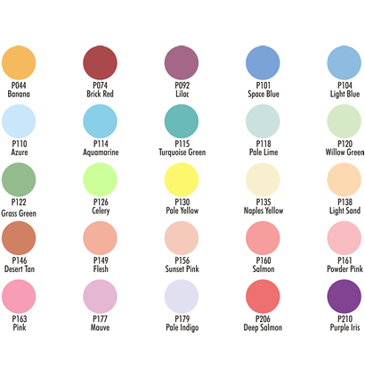 Купить набор профессиональных фломастеров для скетчинга Chartpak 25 Pastels 25 пастельных оттенков в интернет-магазине товаров для скетчинга и рисования ArtCraft.Space