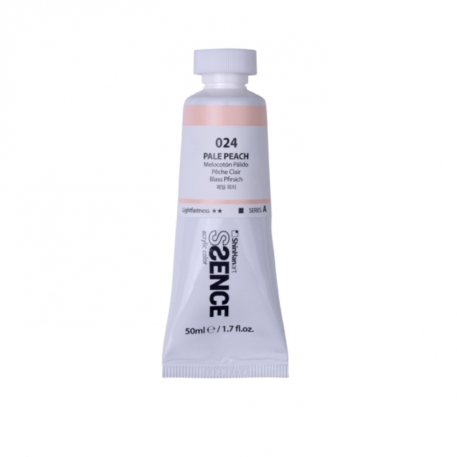 Краска акриловая ShinHan Ssence туба 50мл №24 Персиковый бледный Краска акриловая ShinHan Ssence туба 50мл №24 Персиковый бледный