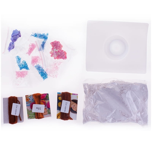 Набор для плетения из бисера и пайеток - Дерево счастья Lori "Инь-ян" Набор для плетения из бисера и пайеток - Дерево счастья Lori "Инь-ян"