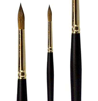 Кисть для акварели Rembrandt Royal Talens серия 100 №0, колонок / красный соболь купить в магазине для художников и рисования ArtCraft.Space