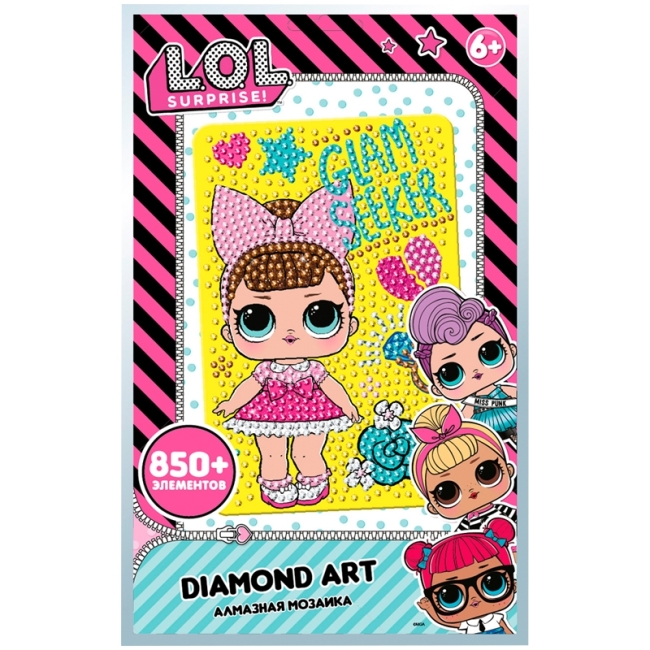 Алмазная мозаика LOL surprise "Glam seeker", 10*15см