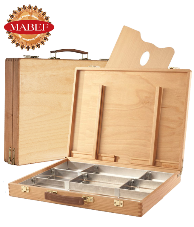 Этюдный ящик для красок Mabef M/102 30x40 см с палитрой для художников купить в художественном магазине ArtCraft.Space с доставкой по всему миру