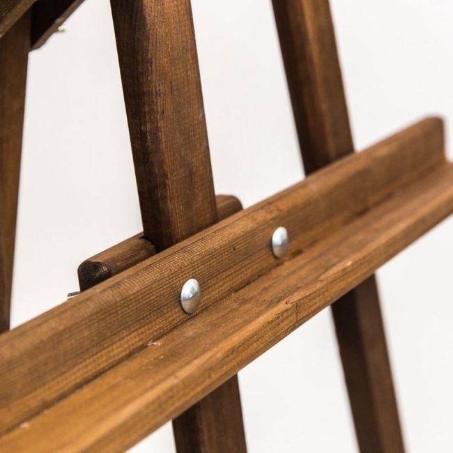 Мольберт Лира "Симпл" разборный с покрытием, коричневый,