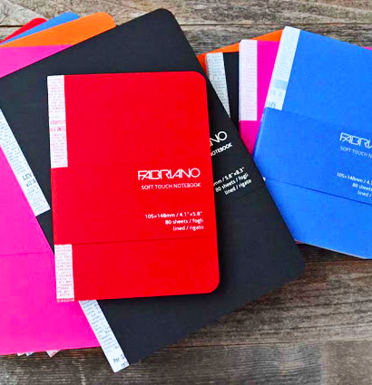 Блокнот для записей Fabriano Soft Touch Notebook линованный А5 / 80 листов / 90 гм купить в художественном магазине ArtCraft.Space с доставкой по РФ и СНГ