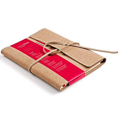 Блокнот SenseBook Flap M с кожаной обложкой линейка А5 / 80 гм купить в магазине ArtCraft.Space с доставкой