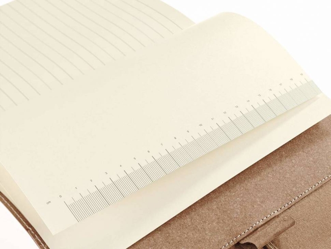 Блокнот SenseBook Flap M с кожаной обложкой линейка А5 / 80 гм купить в магазине ArtCraft.Space с доставкой