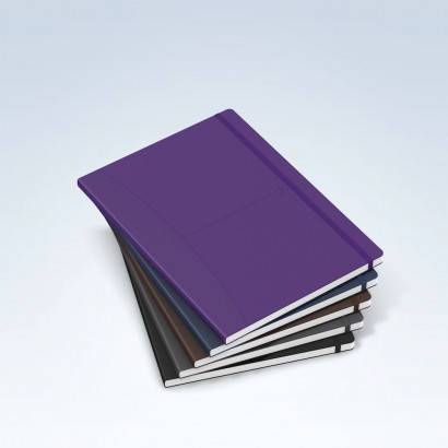 Блокнот OXFORD Office Signature B5 80л клетка мягкая обложка ассорти темные цвета,