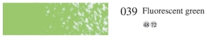 Пастель мягкая профессиональная квадратная цвет № 039 флуоресцентный зеленый