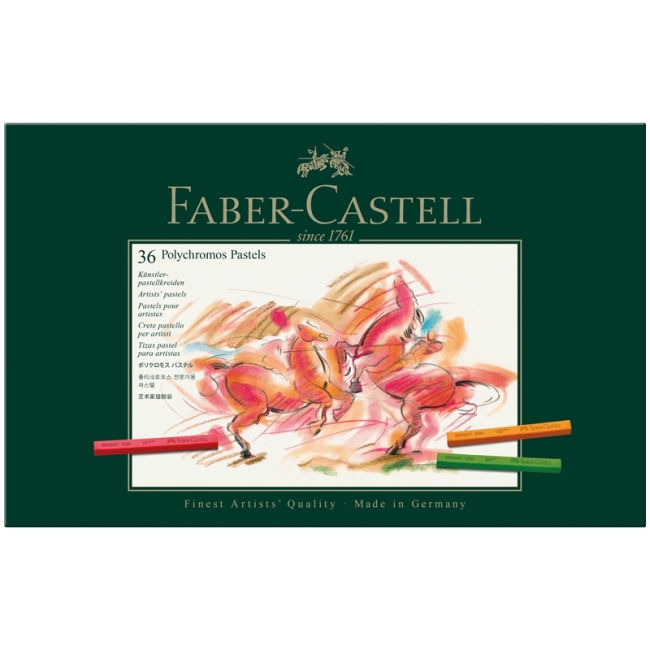 Пастель художественная Faber-Castell "Polychromos" 36цв., картон. упак. Пастель художественная Faber-Castell "Polychromos" 36цв., картон. упак.