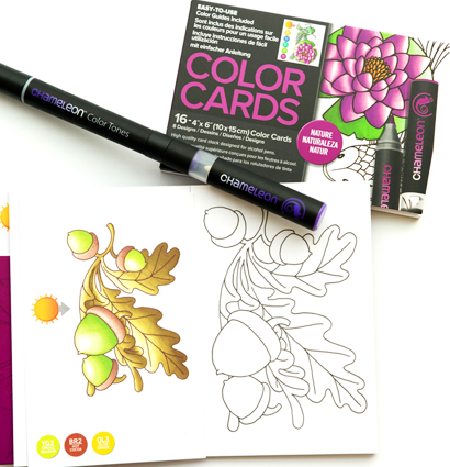 Цветовая карта (раскраска-склейка) Chameleon Nature / Природа