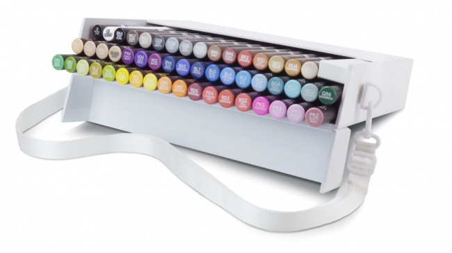 Набор маркеров Chameleon "Delux Max" 52 маркера+сменные наконечники+пинцет