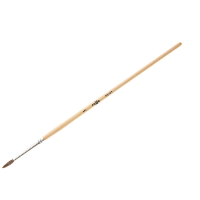 Кисть коза Гамма, круглая №03 Кисть коза Гамма, круглая №03