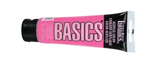 Краска акриловая Liquitex Basics №500 маджента средняя 118 мл купить в художественном магазине ArtCraft.Space с доставкой по всему миру