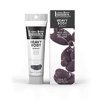Краска акриловая LIQUITEX Heavy Body туба 59мл №505 серый приглушенный,