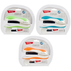 Набор Berlingo "Office Soft": степлер №24/6,26/6 до 25л., ассорти, антистеплер, скобы №24/6, блистер